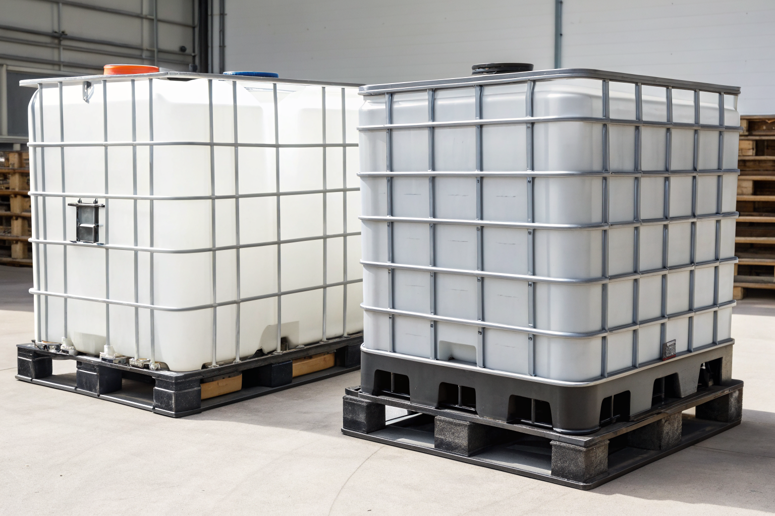 Cost comparison of IBC pallets and modular berms side by side.
