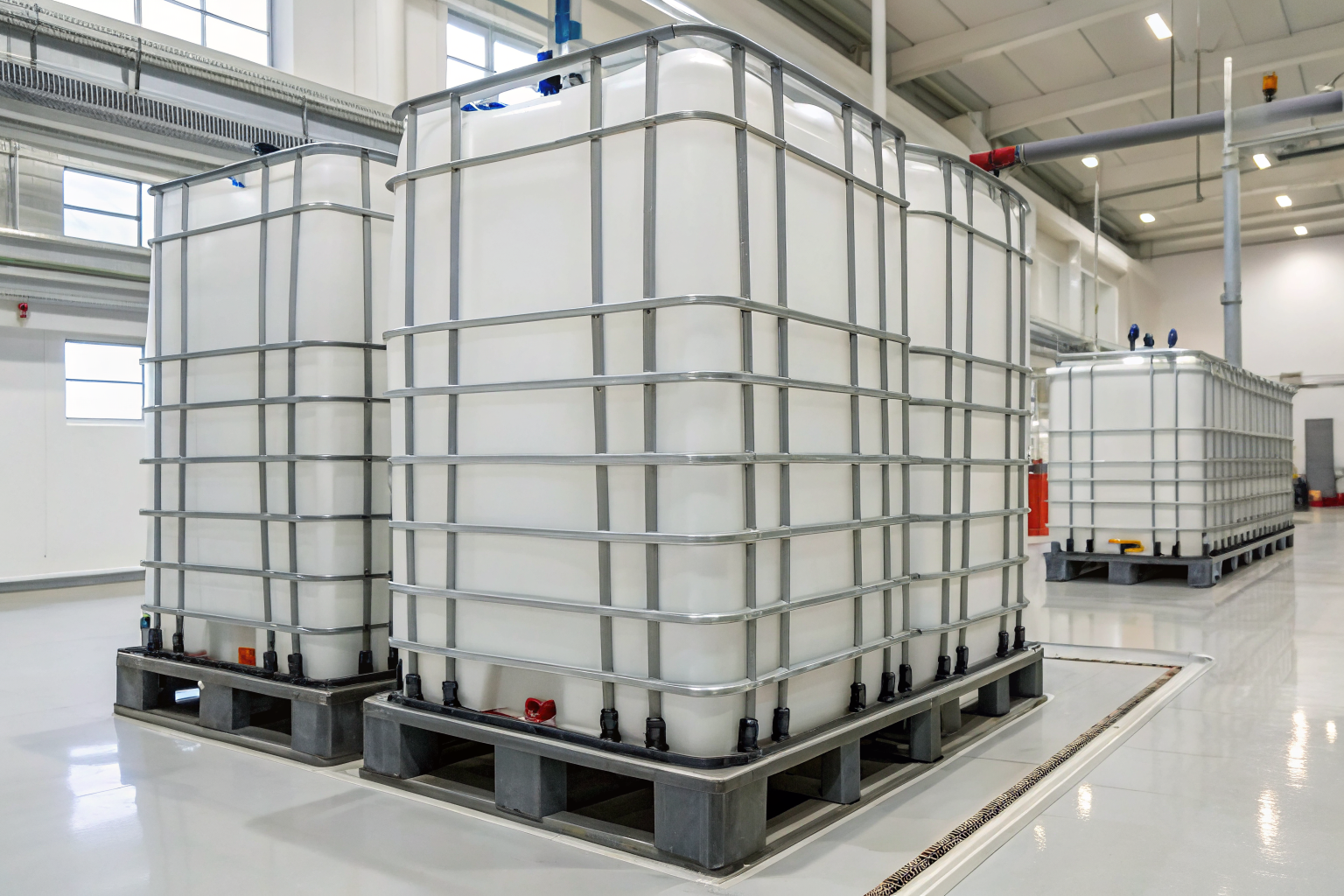 Modular IBC system meeting EPA compliance in systematic setup.