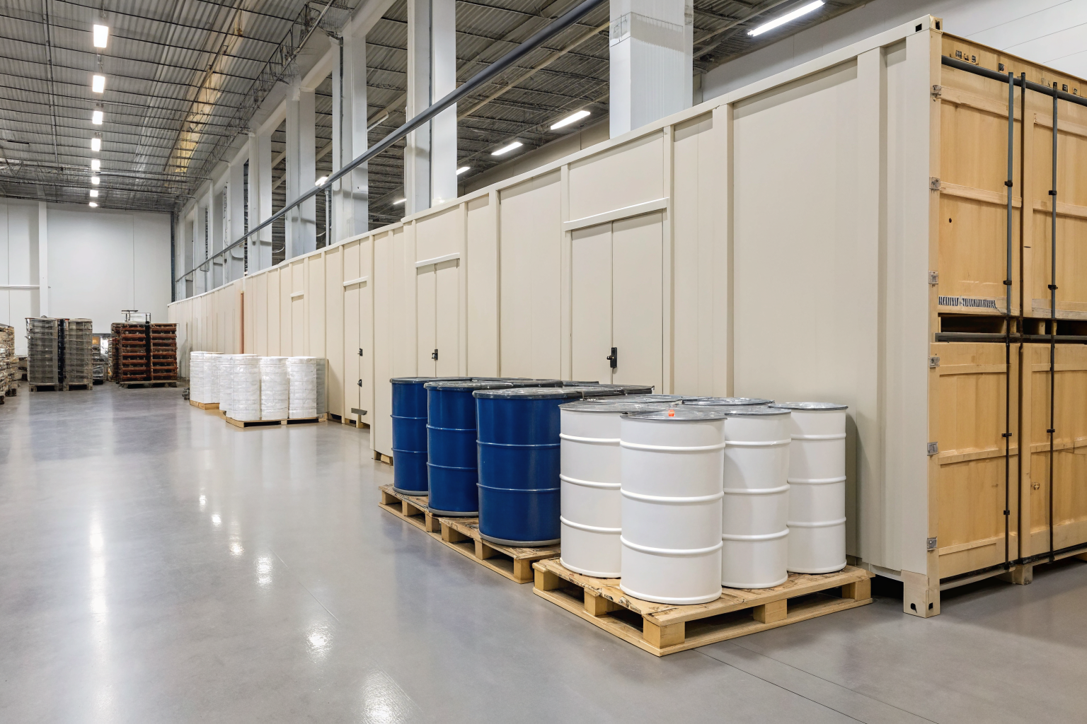 Selecting weather-resistant drum storage based on criteria.